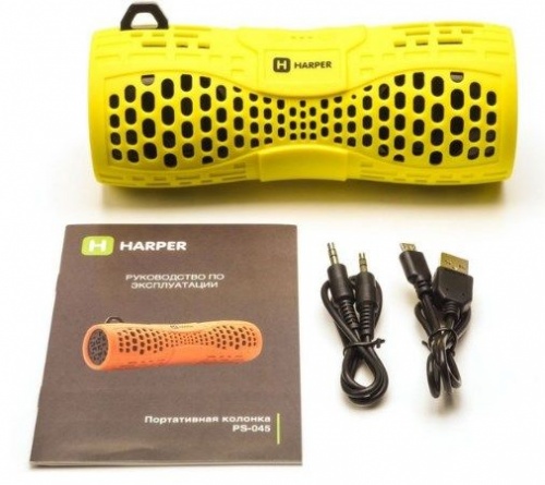 Купить  портативная аудиосистема  harper ps-045 yellow в интернет-магазине Айсберг! фото 3
