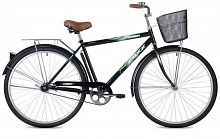 Купить  велосипед foxx 28 shm.fusion.bk 0 черный+ передняя корзина в интернет-магазине Айсберг!