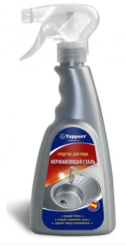 Купить  чистящие средства topperr 3432 очиститель поверхностей из алюминия и нерж стали, спрей 500 мл в интернет-магазине Айсберг!