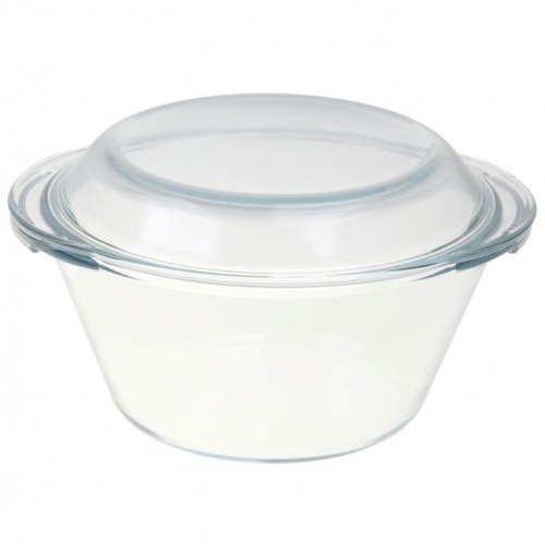 Купить  посуда свч кастрюля 1.5л. стекло 0825 в интернет-магазине Айсберг!