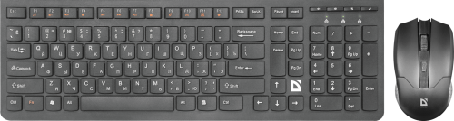 Купить  клавиатура defender columbia c-775 ru (black) /набор в интернет-магазине Айсберг!