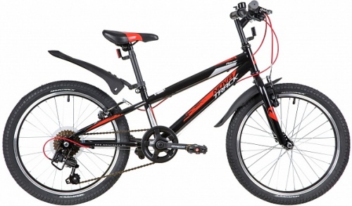 Купить  велосипед novatrack 20sh6v.racer.bk20 черный " в интернет-магазине Айсберг!