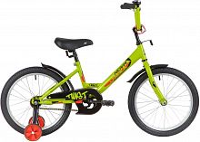 Купить  велосипед novatrack 18" 181 twist.gn20 зеленый, тормоз нож, крылья корот, защита а-тип в интернет-магазине Айсберг!