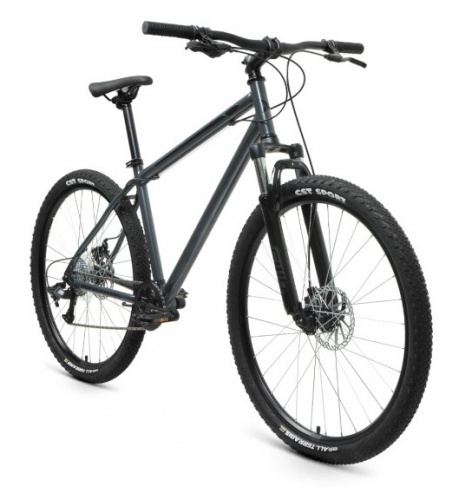 Купить  велосипед forward sporting 27.5 2.2 disc (27,5" 8ск. рост 17") темно-серый/черный в интернет-магазине Айсберг! фото 2