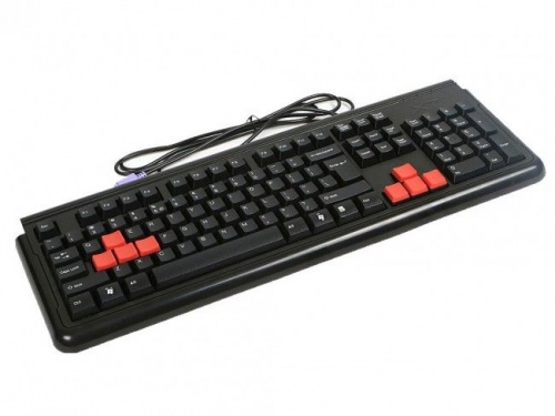 Купить  клавиатура a4 tech x7 g-300 black ps/2 gamer в интернет-магазине Айсберг!