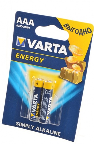 Купить  батареи varta energy lr03 aaa bl2 в интернет-магазине Айсберг!