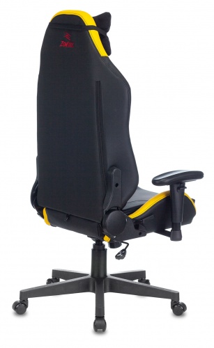 Купить  кресло zombie hero cyberzone pro черный/желтый искусственная кожа с подголов. крестовина пластик в интернет-магазине Айсберг! фото 3