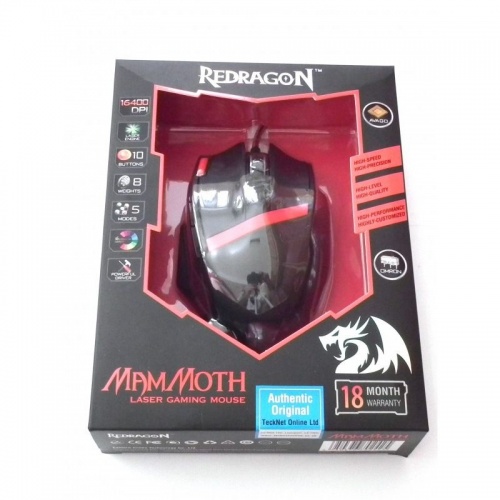 Купить  мышь defender mammofh лазер 10 кнопок 50-16400dpi redragon в интернет-магазине Айсберг! фото 8