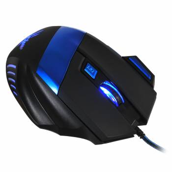 Купить  мышь oklick 775g black/blue (2400dpi) usb в интернет-магазине Айсберг! фото 4