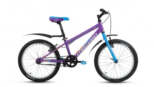 Купить  велосипед forward unit 1.0 (20" 1ск рост 10.5") фиолетовый мат. в интернет-магазине Айсберг!