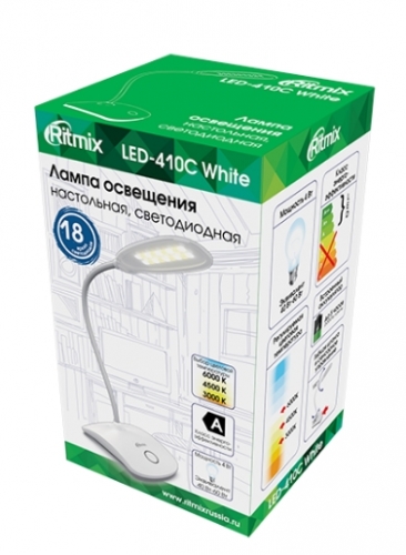 Купить  светильник ritmix led-410 с white в интернет-магазине Айсберг! фото 2
