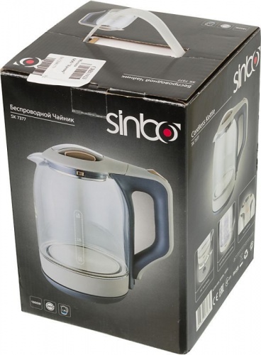Купить  чайник sinbo sk-7377 серый в интернет-магазине Айсберг! фото 8