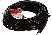 Купить  соединительные шнуры perfeo кабель jack 3.5 мм вилка - 2xrca вилка, длина 5 м. (j2005) в интернет-магазине Айсберг!