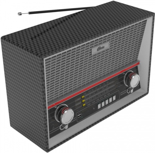 Купить  радио,часы,приемник ritmix rpr-102 black в интернет-магазине Айсберг! фото 2