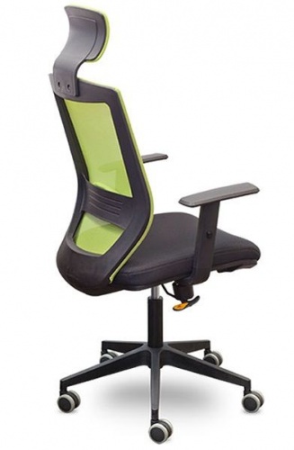 Купить  компьютерное кресло протон сн-500 гарвард т-06/hw-07/e-11-k (светло-зеленый/черный) в интернет-магазине Айсберг! фото 2