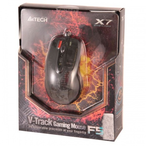 Купить  мышь a4-tech v-track f5, usb, black в интернет-магазине Айсберг! фото 8