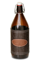 Купить  бутылка магарыч 1л коричневая с бугель-пробкой в интернет-магазине Айсберг!