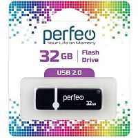 Купить  flash perfeo usb 32 gb c07 black (pf-c07b032) в интернет-магазине Айсберг!