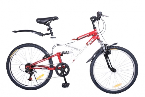 Купить  вело-, мототранспорт torrent adrenalin (24/17/7) красный /белый в интернет-магазине Айсберг!