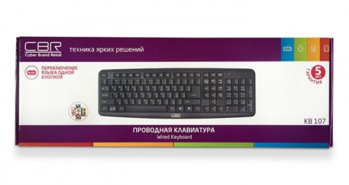 Купить  клавиатура cbr kb-107 usb в интернет-магазине Айсберг! фото 7