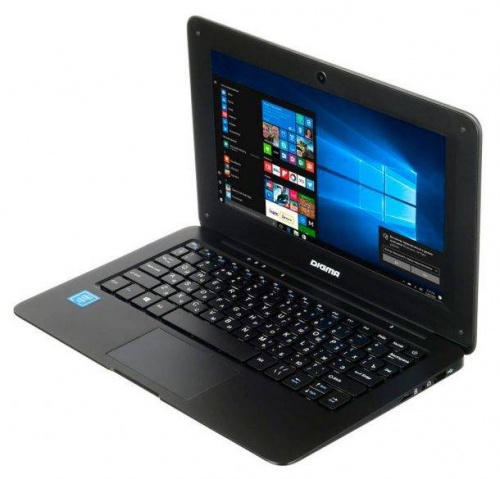 Купить  ноутбук digma eve 100 atom x5 z8350/2gb/ssd32gb/400/10.1"/tn/wsvga/wifi/bt/cam/black/w10h64 в интернет-магазине Айсберг! фото 2