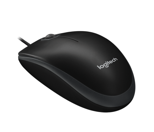 Купить  мышь logitech oem b 100 black, optical mouse, usb в интернет-магазине Айсберг! фото 2