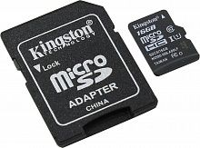 Купить  карта памяти sd-micro 16gb kingston sdhc class 10 u1 uhs-i canvas select + sd adapter (sdcs/16gb) в интернет-магазине Айсберг!